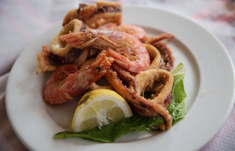 Calamari and Shrimp